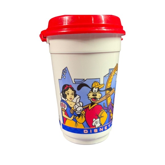 Disney's Epcot Orville Redenbacher Large Red Popcorn Bucket Vintage Whirley 1993 - Picture 4 of 7